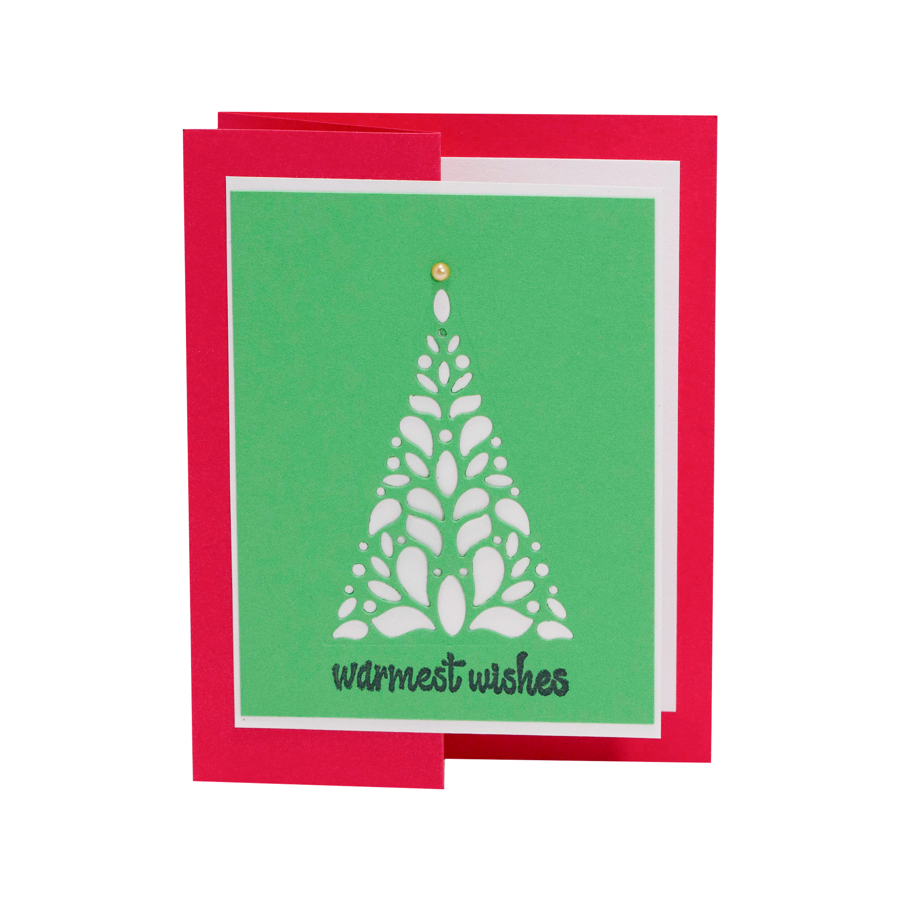 Christmas Tree  Red Card I Christmas Card