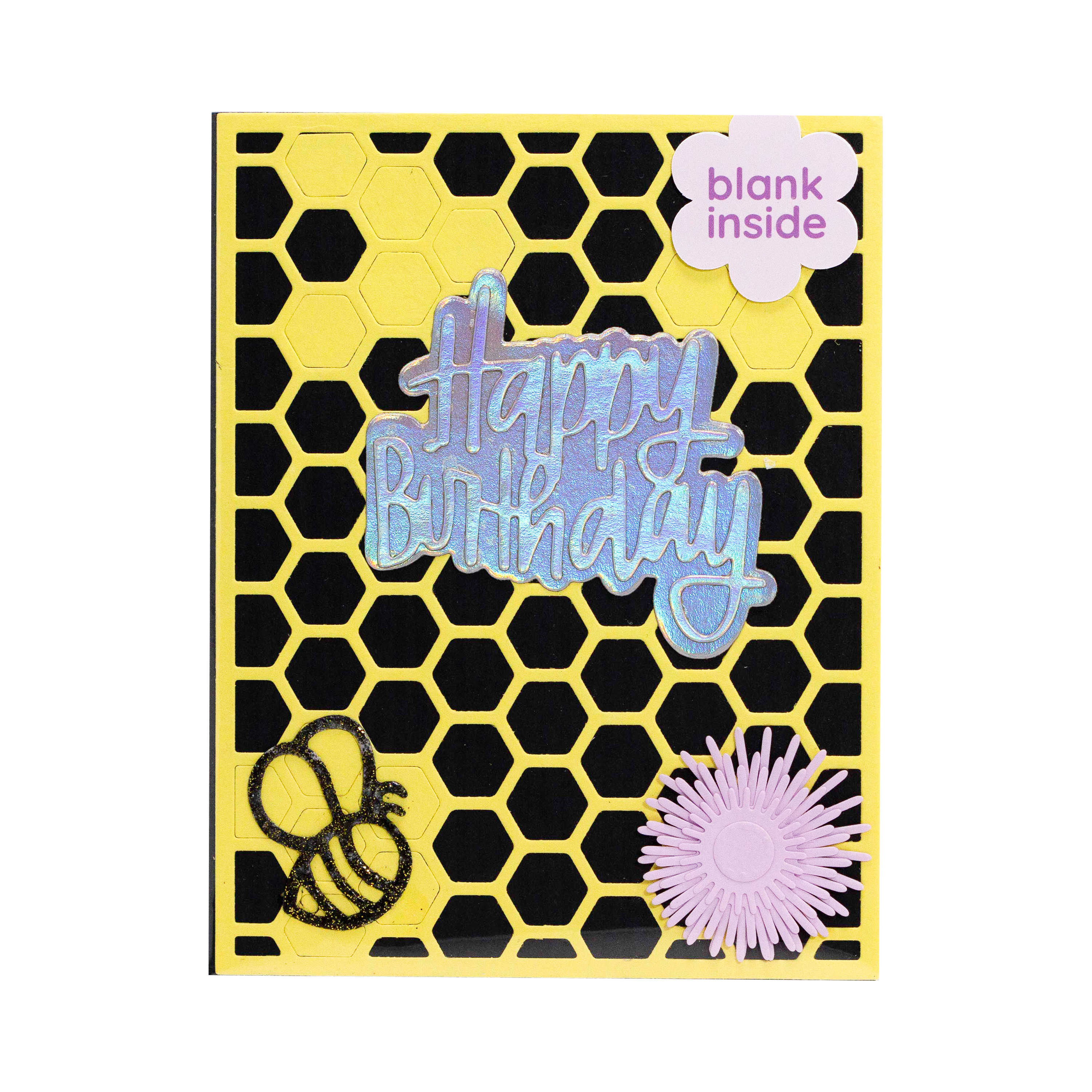 Bees with Honey Comb I Birthday Card