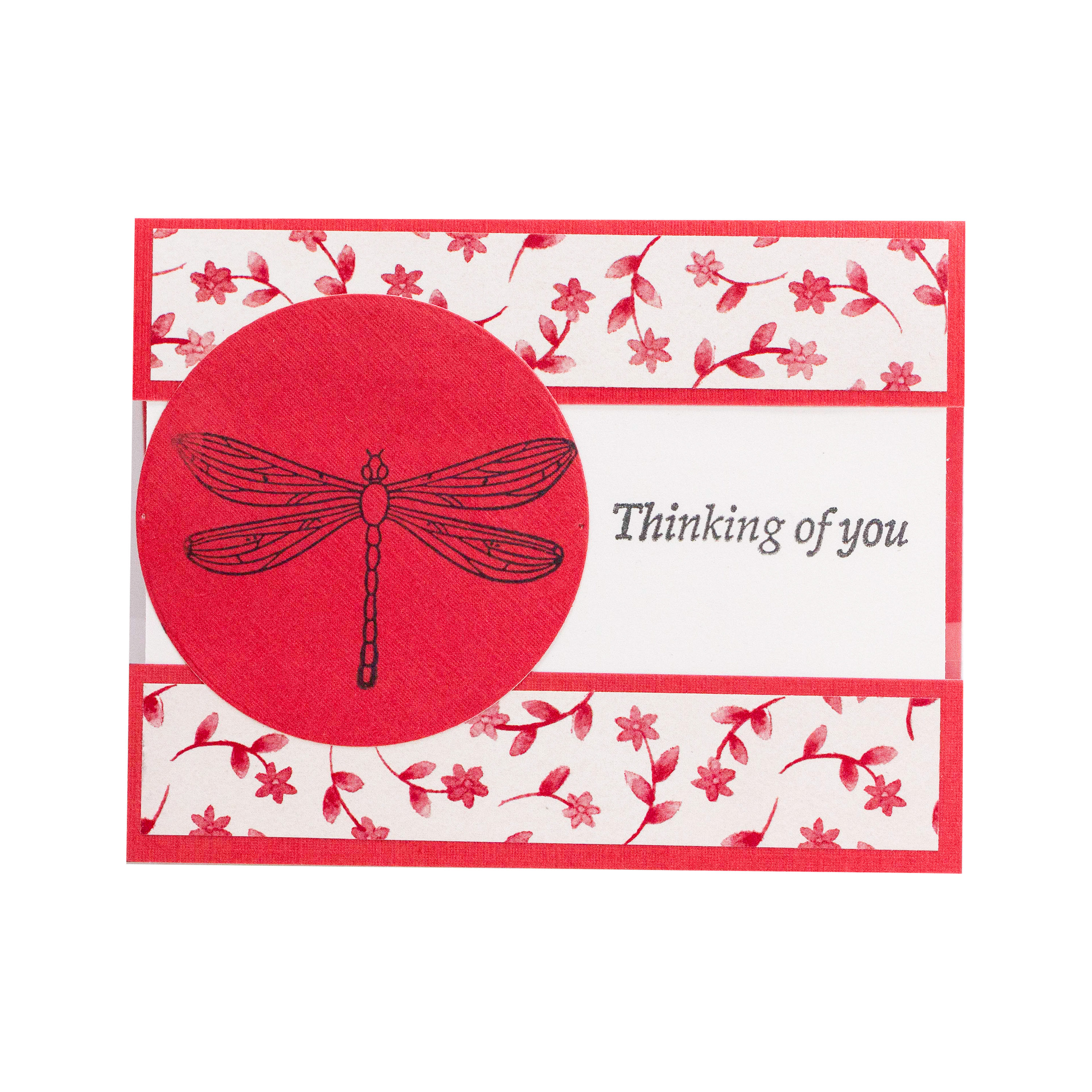 Coral Dragonfly | Sympathy Cards