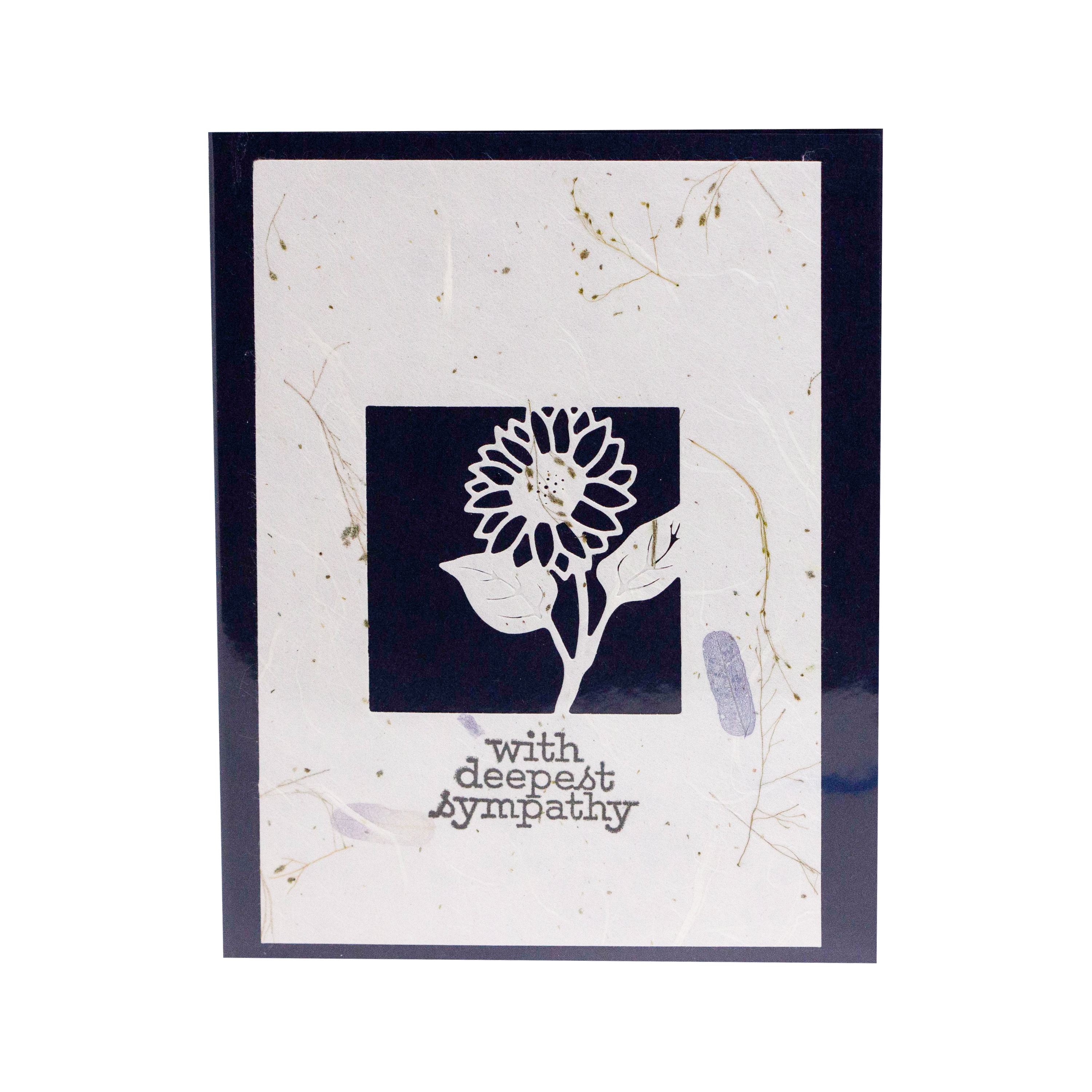 With Deepest Sympathy Flower | Sympathy Cards