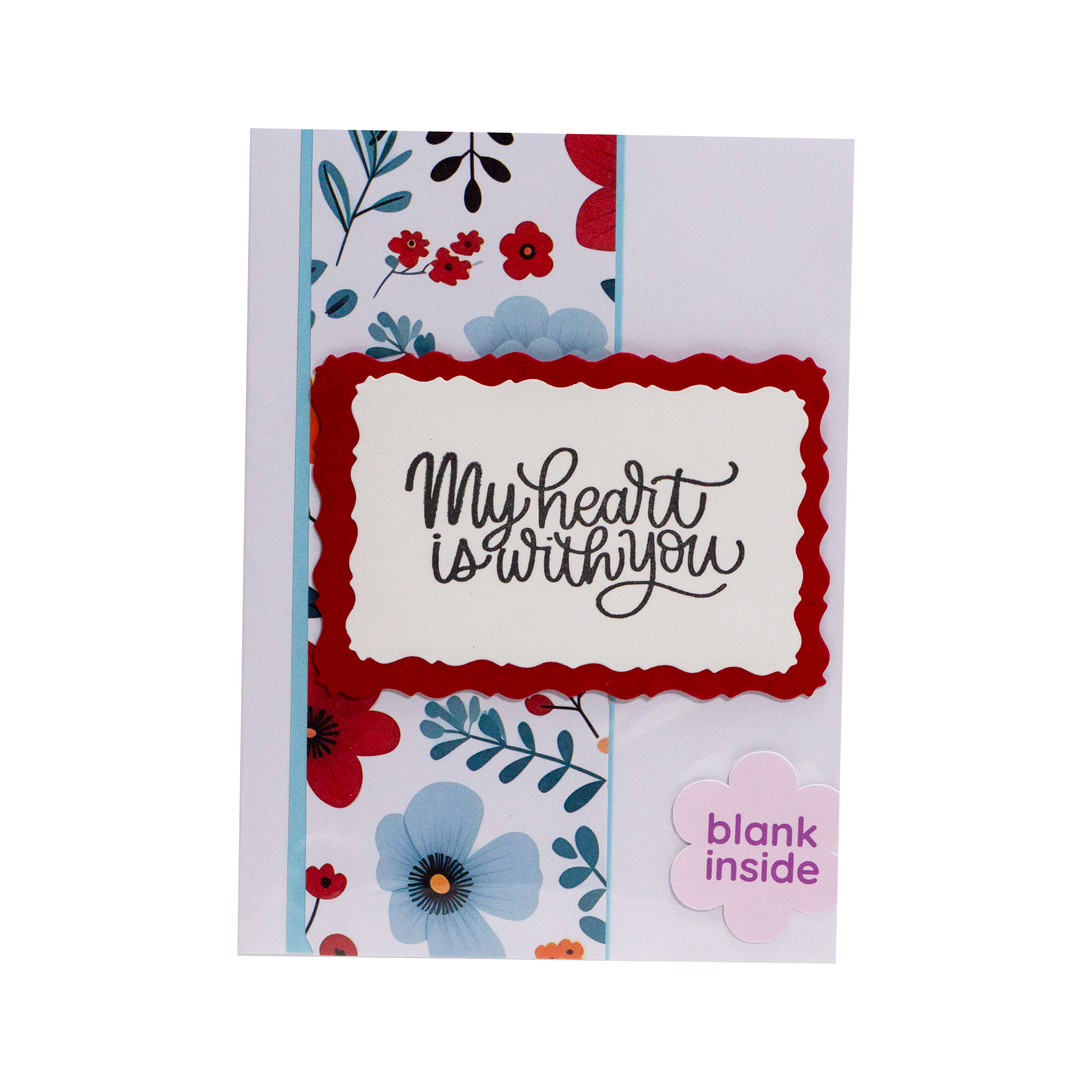 My Heart is With You I Sympathy Card