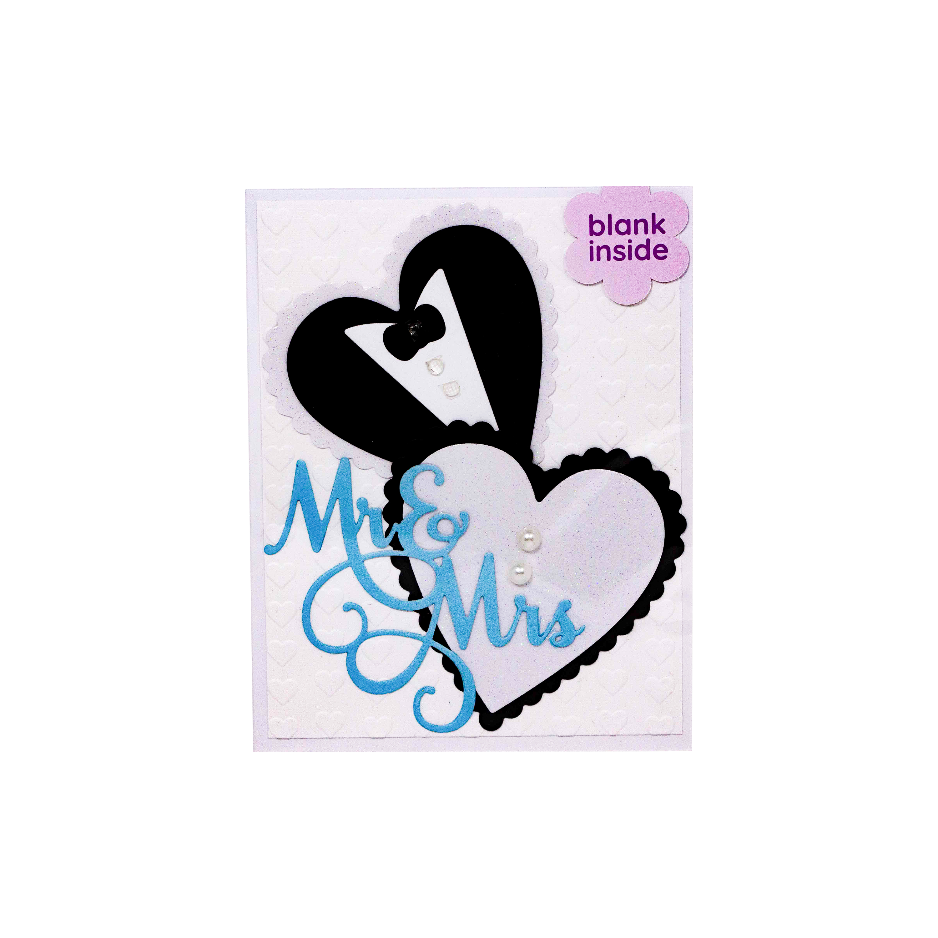 Mr & Mrs Tiffany Blue- Wedding Card