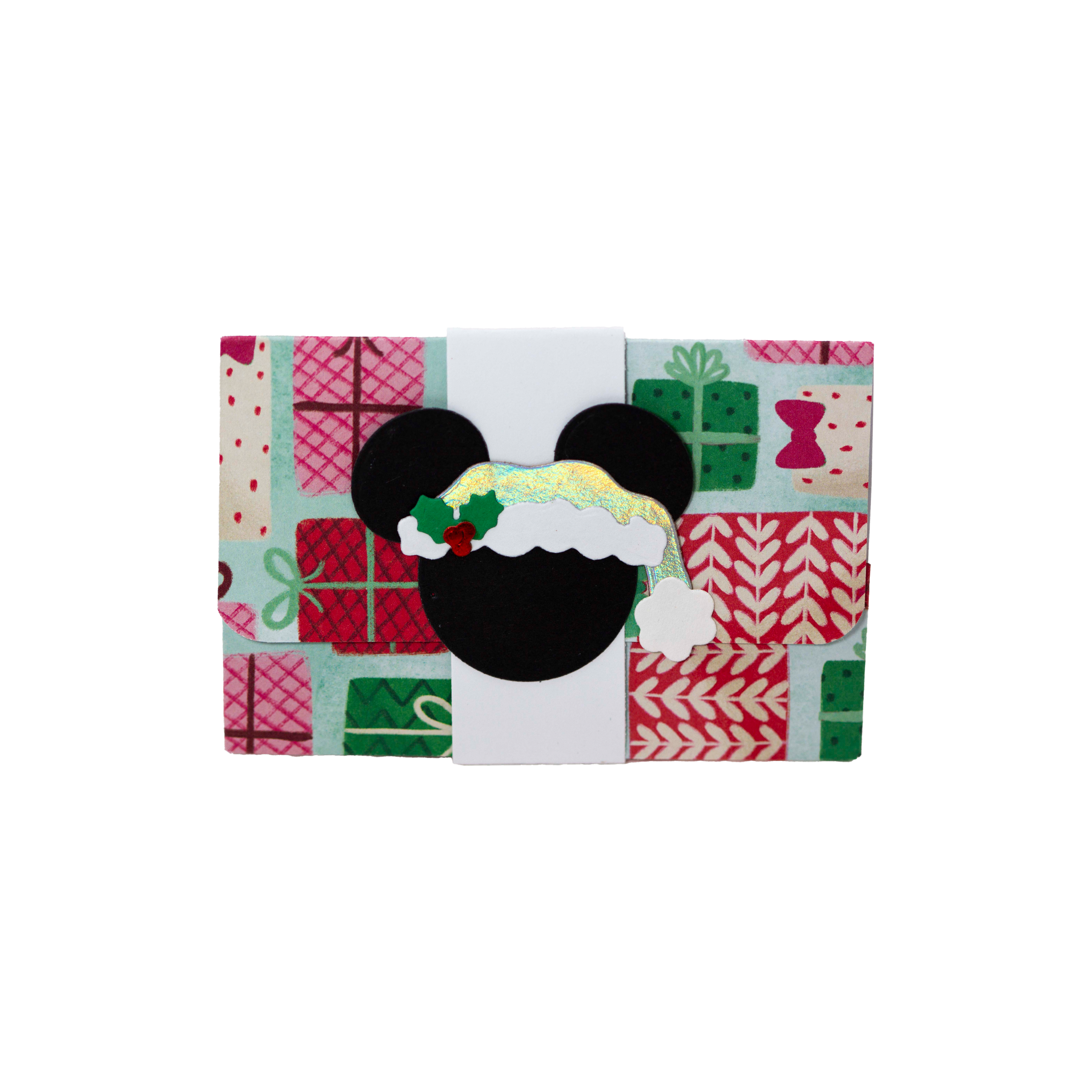 Mickey Mouse Head with Rainbow Hat I Gift Card Holder