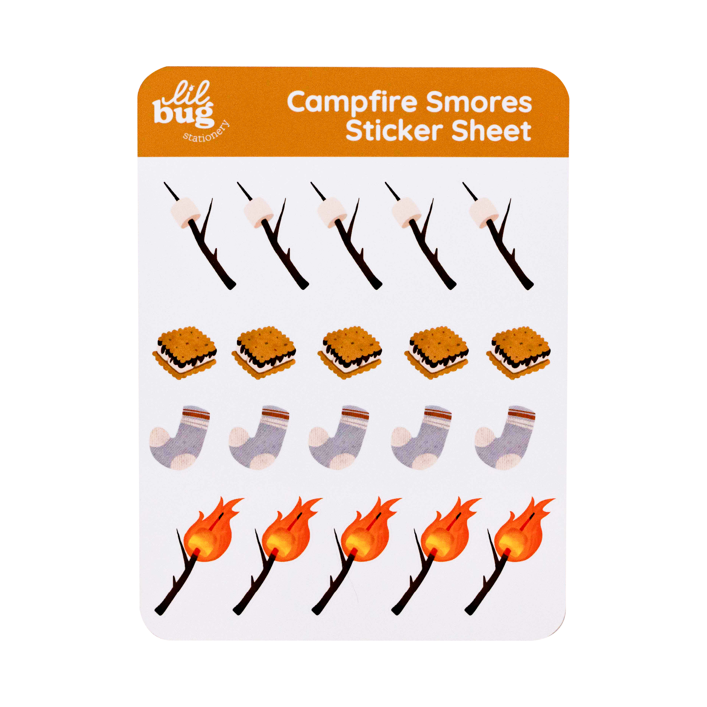 Campfire Smores | Sticker Sheet