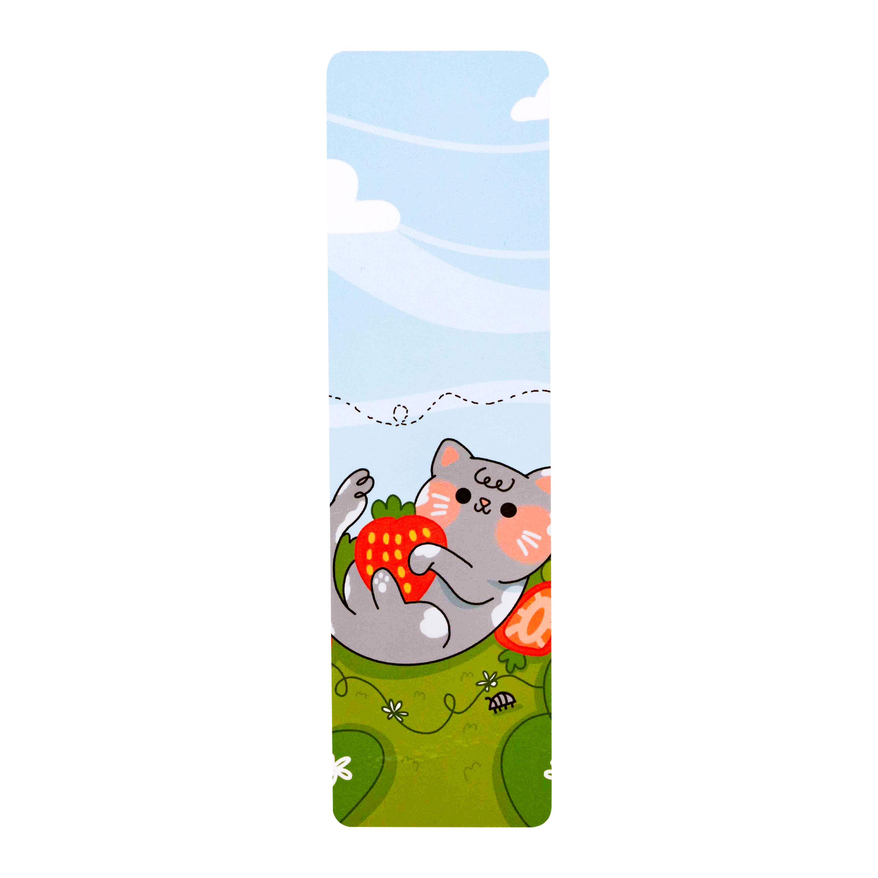 Strawberry Cat | Bookmark