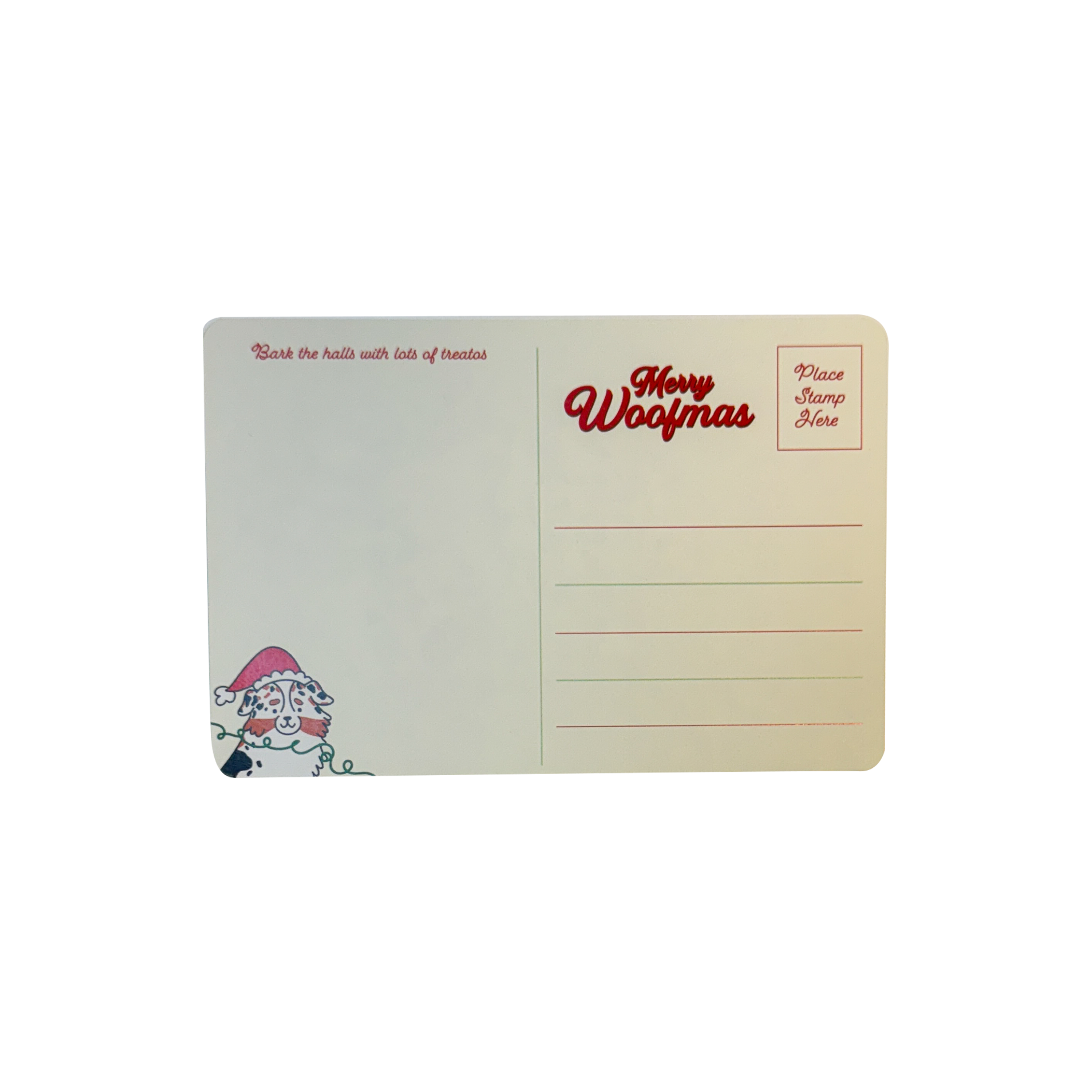 Merry Woofmas Postcard | Christmas