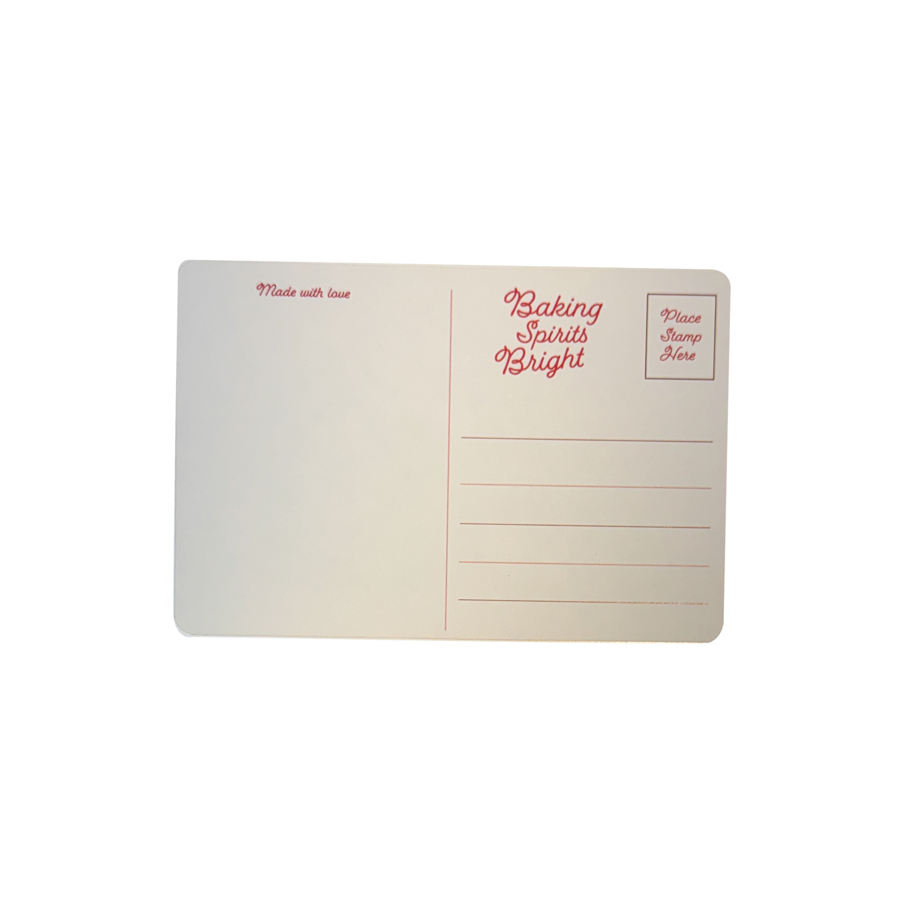 Baking Spirits Bright Postcard | Christmas