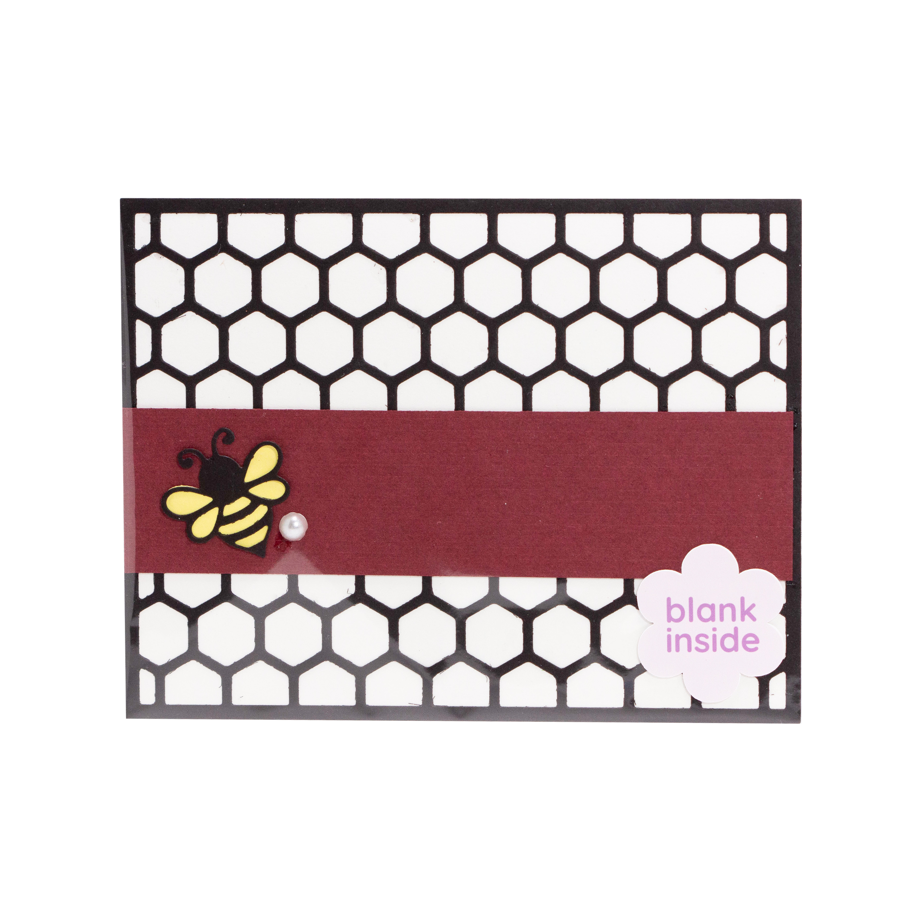 Bee and Honey Comb I Note Card