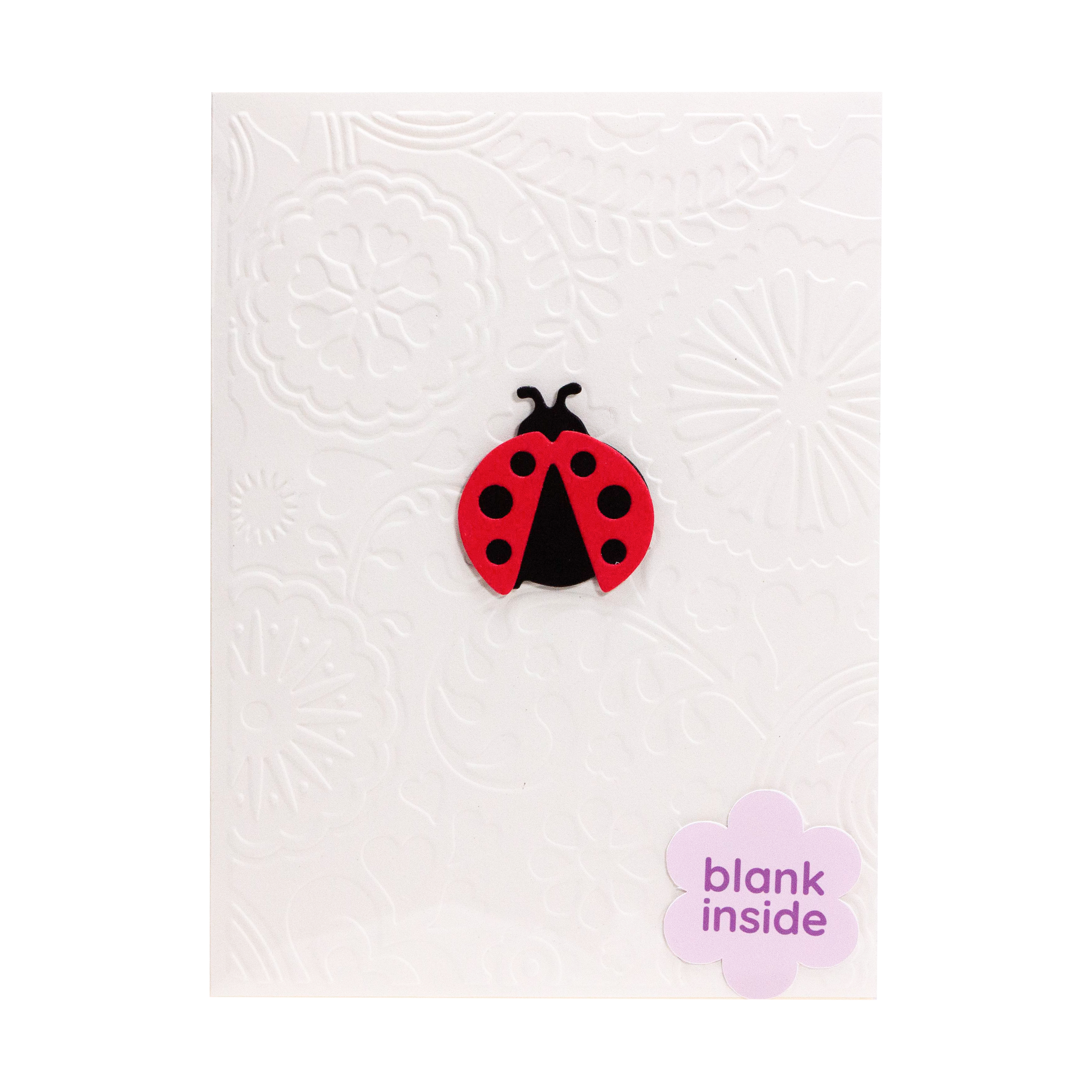 Red and Black Ladybug I Note Card