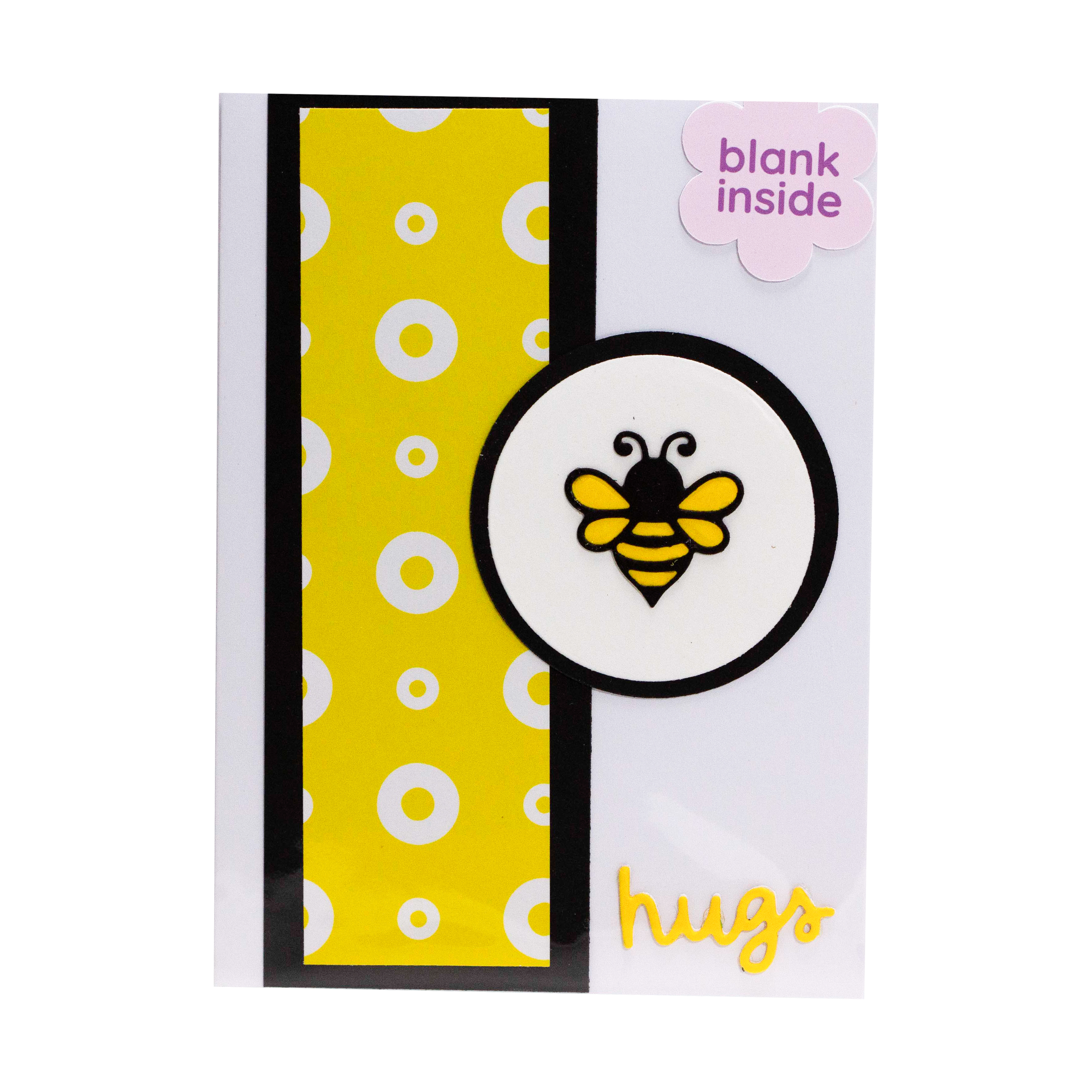 Bee Card Hugs I Note Card