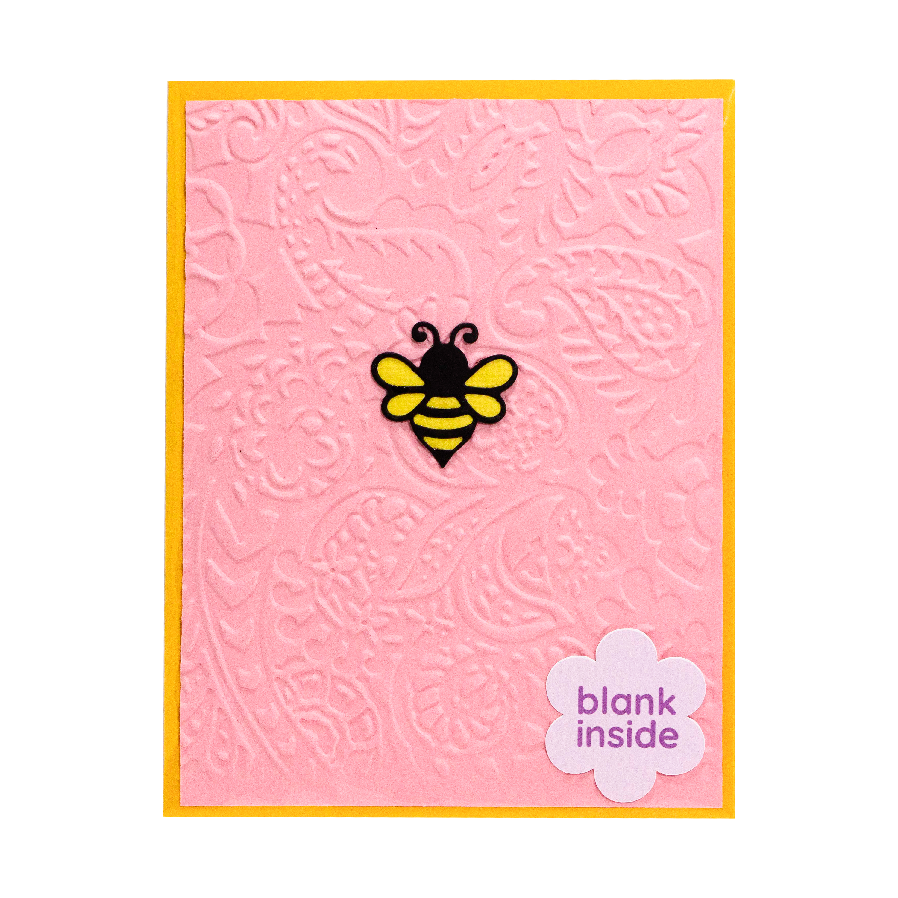 Bee with Pink I Note Card