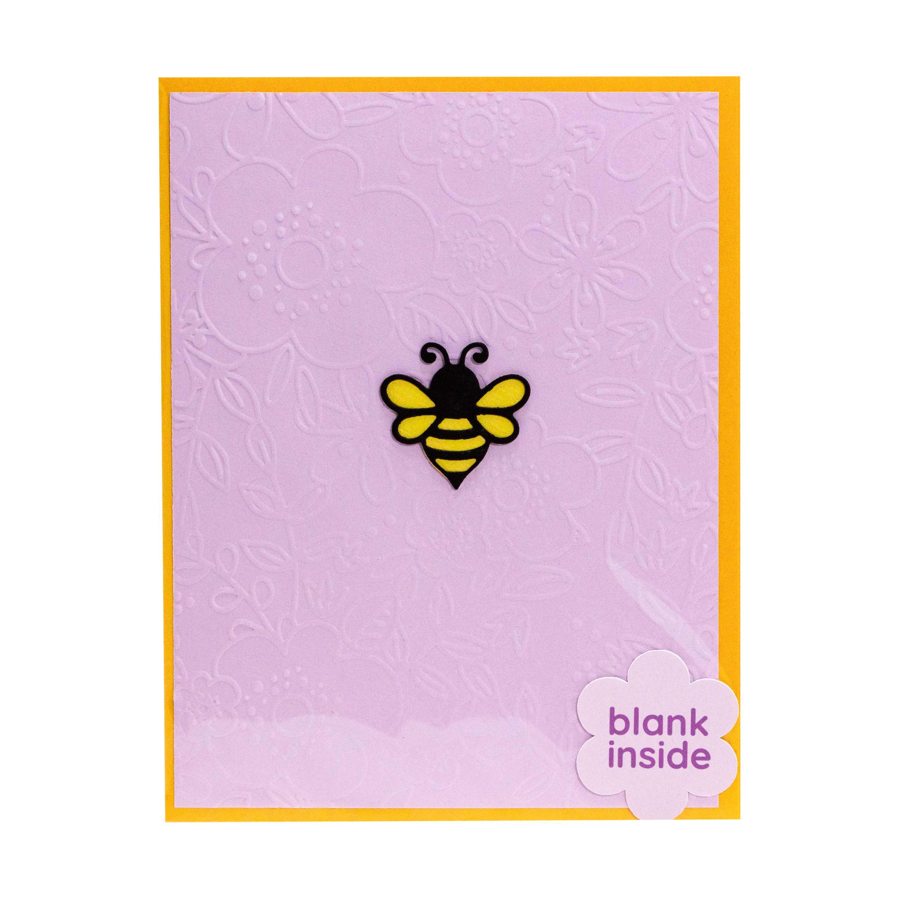 Bee and Purple I Note Card