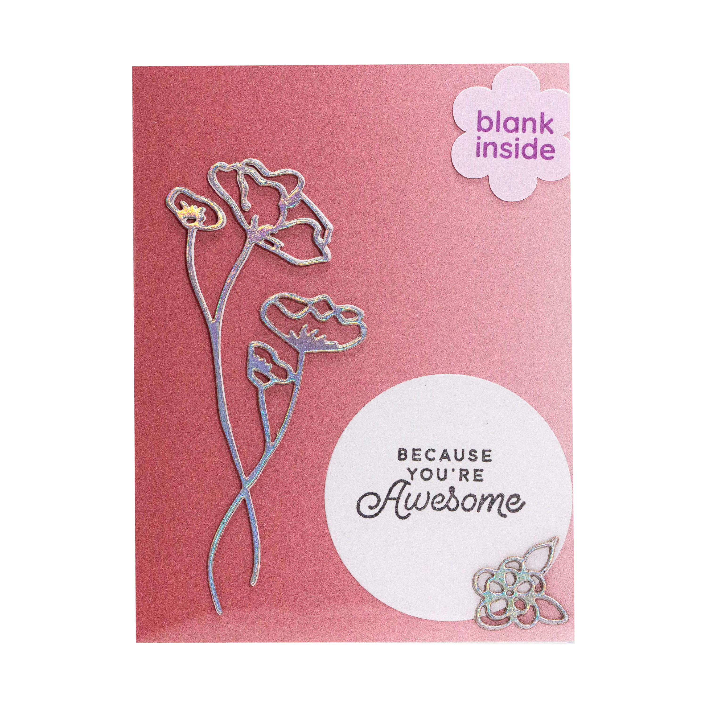 Because You Are Awesome I Note Card