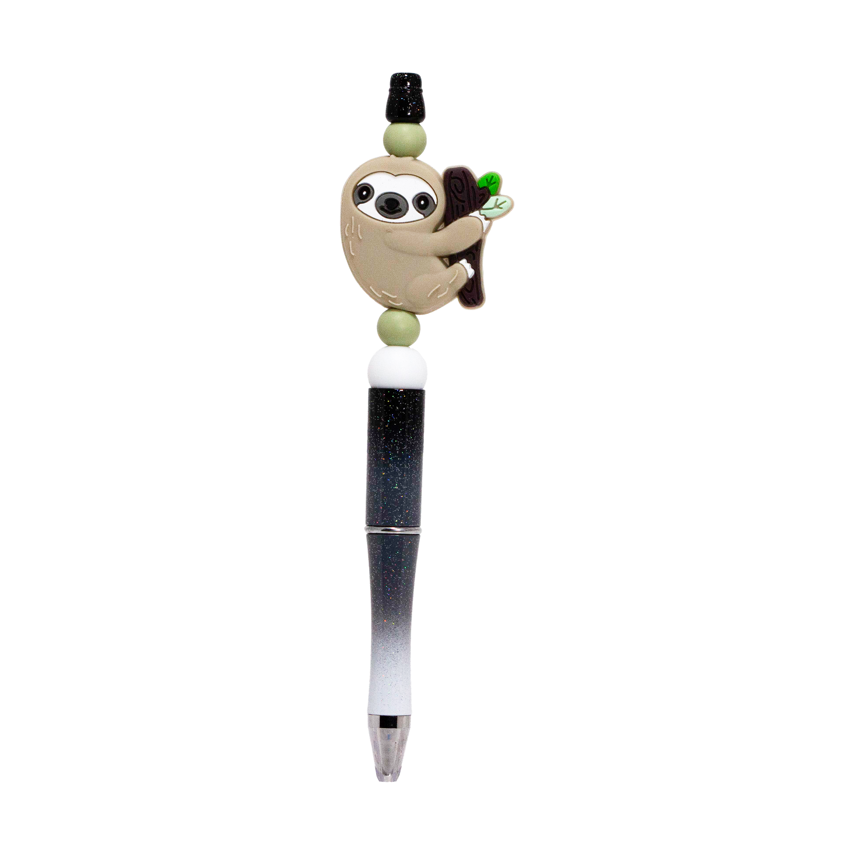 Sloth Silicone  I Beaded Pen